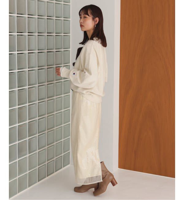 SLOBE IENA「《追加2》Champion/チャンピオン SLOBE別注 無地ガゼットスウェット」|スウェット・ジャージ|