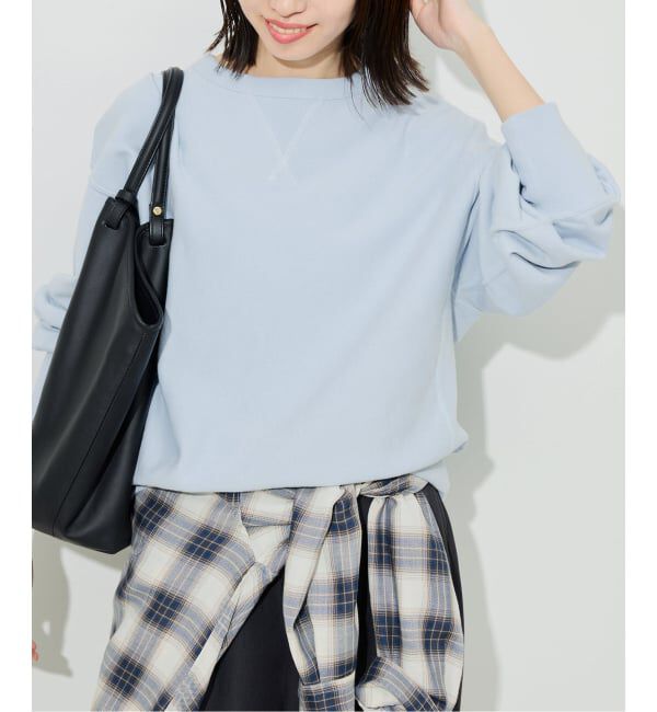 SLOBE IENA「《追加2》Champion/チャンピオン SLOBE別注 無地ガゼットスウェット」|スウェット・ジャージ|