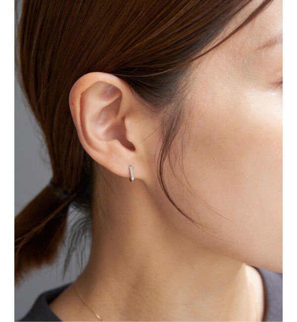 IENA「MALUS/マリュス hoop earrings ピアス(両耳) MSJ-018」|ピアス|シルバー