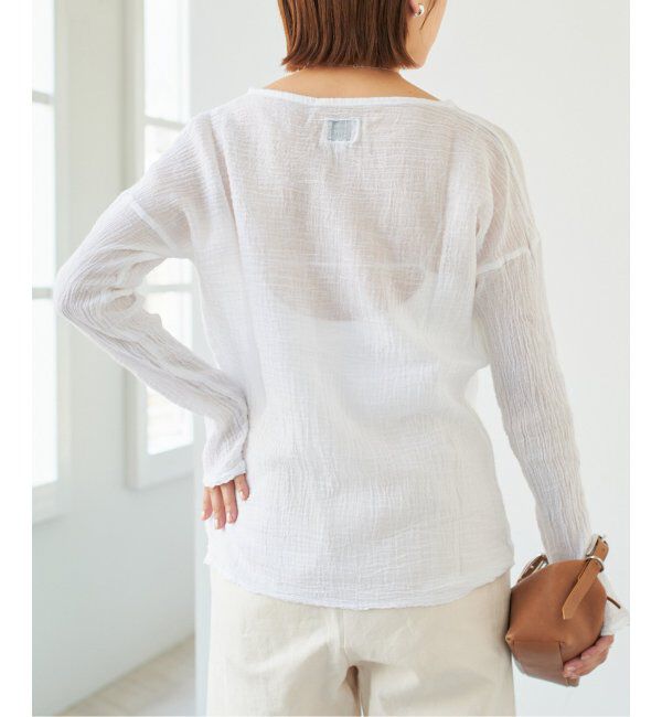 IENA「《追加》LES ATELIERS FRANCAIS DE CONFECTION ロングスリーブトップス」|シャツ・ブラウス|