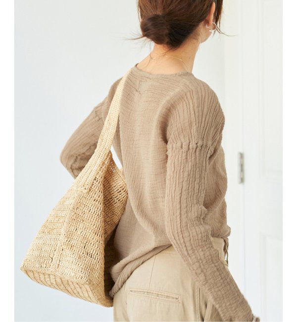 IENA「《追加》LES ATELIERS FRANCAIS DE CONFECTION ロングスリーブトップス」|シャツ・ブラウス|