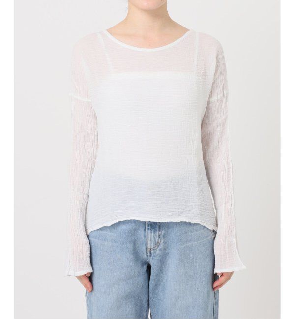 IENA「《追加》LES ATELIERS FRANCAIS DE CONFECTION ロングスリーブトップス」|シャツ・ブラウス|