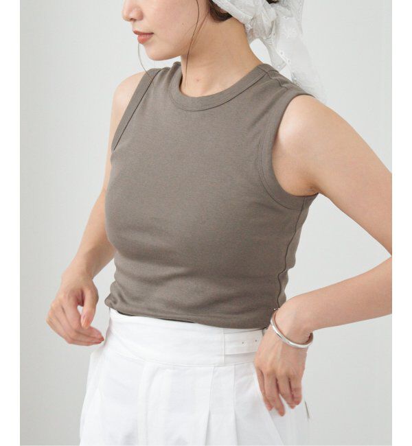 IENA「FLORE FLORE/フローレフローレ ESME TANK タンクトップ」|タンクトップ|