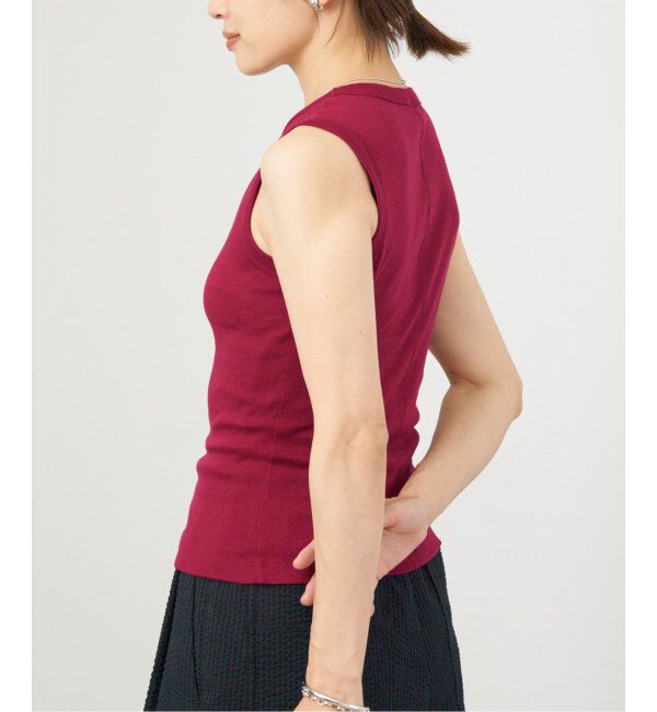 IENA「FLORE FLORE/フローレフローレ ESME TANK タンクトップ」|タンクトップ|ピンク B