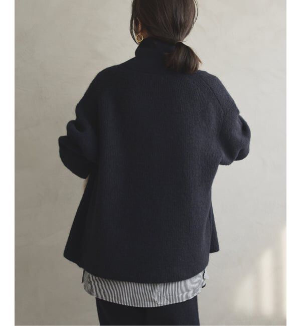 VERMEIL par iena「woolyakmix  knit ZIPカーディガン」|カーディガン|