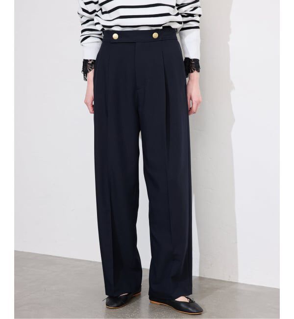 SLOBE IENA「マリンパンツ」|その他|ネイビー