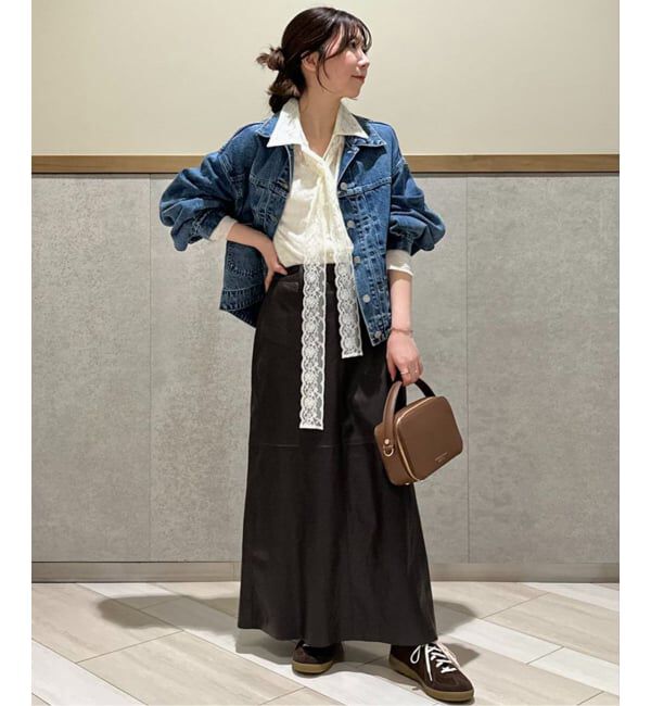 SLOBE IENA「レースボウタイブラウス」|シャツ・ブラウス|