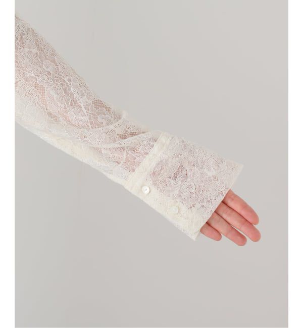 SLOBE IENA「レースボウタイブラウス」|シャツ・ブラウス|