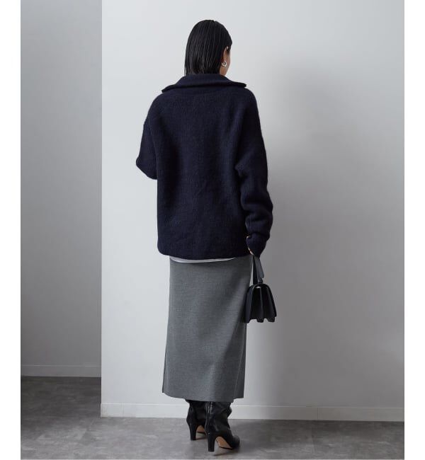 VERMEIL par iena「wool knit narrow スカート」|スカート|