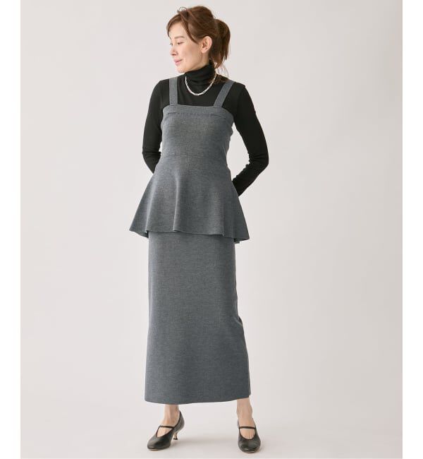 VERMEIL par iena「wool knit narrow スカート」|スカート|