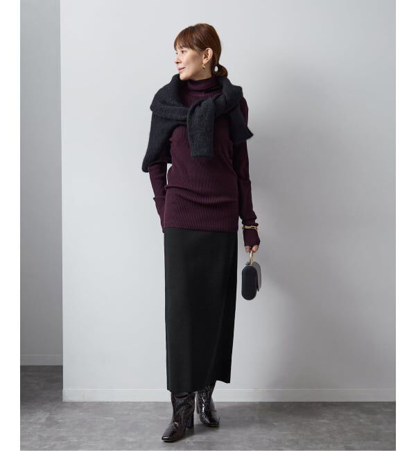 VERMEIL par iena「wool knit narrow スカート」|スカート|