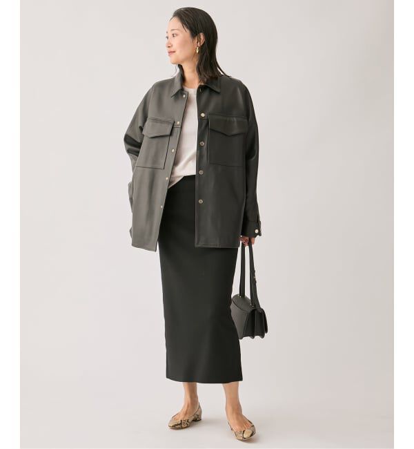 VERMEIL par iena「wool knit narrow スカート」|スカート|