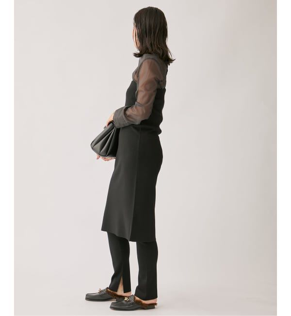 VERMEIL par iena「wool knit narrow スカート」|スカート|