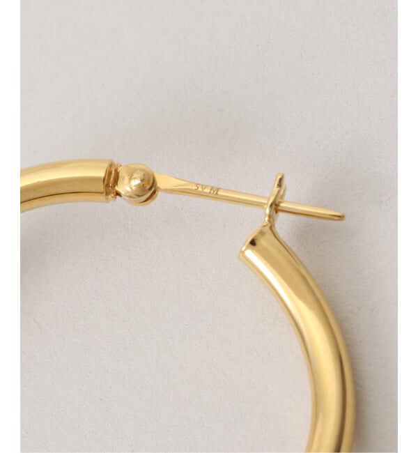 IENA「MARIHA/マリハ Innocent Light フープピアス ウェーブM」|ピアス|