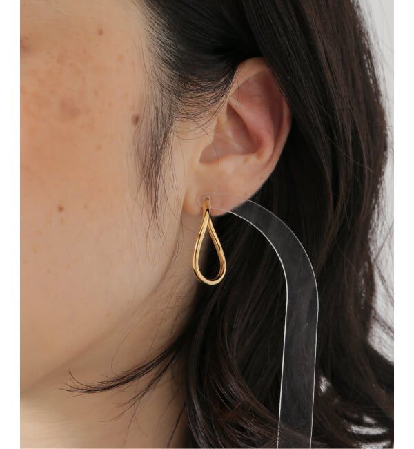 IENA「MARIHA/マリハ Innocent Light フープピアス ウェーブM」|ピアス|