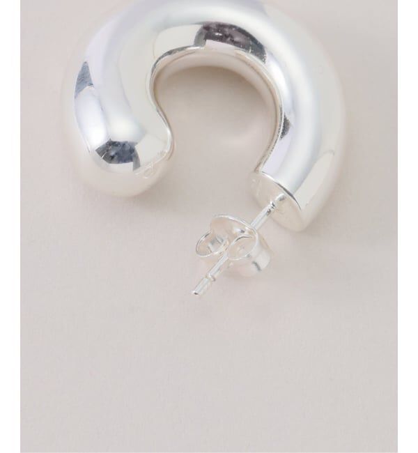 VERMEIL par iena「LIE STUDIO THE ROSE EARRING シルバー」|ピアス|