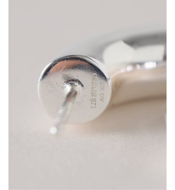VERMEIL par iena「LIE STUDIO THE ROSE EARRING シルバー」|ピアス|