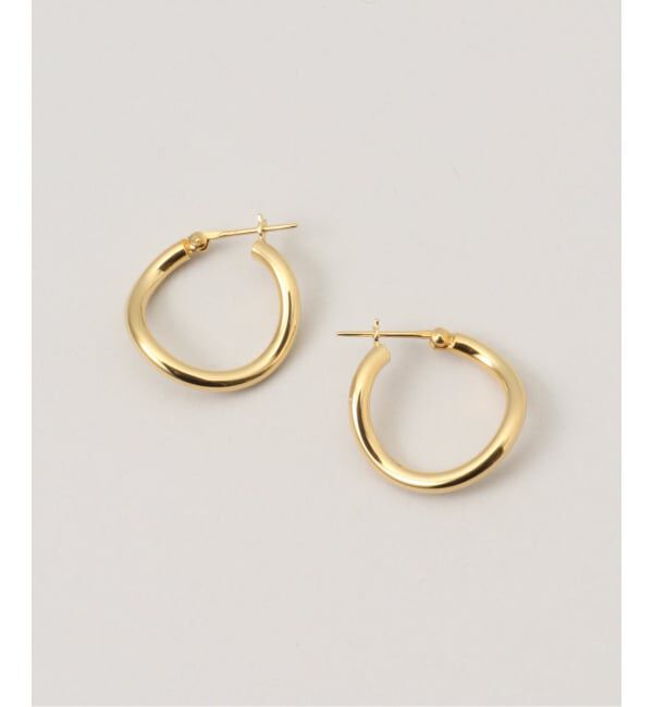 IENA「MARIHA/マリハ Innocent Light フープピアス ウェーブS 1603222002」|ピアス|ゴールド