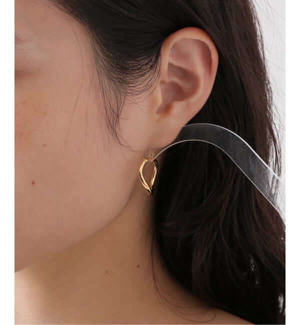 IENA「MARIHA/マリハ Innocent Light フープピアス ウェーブS 1603222002」|ピアス|