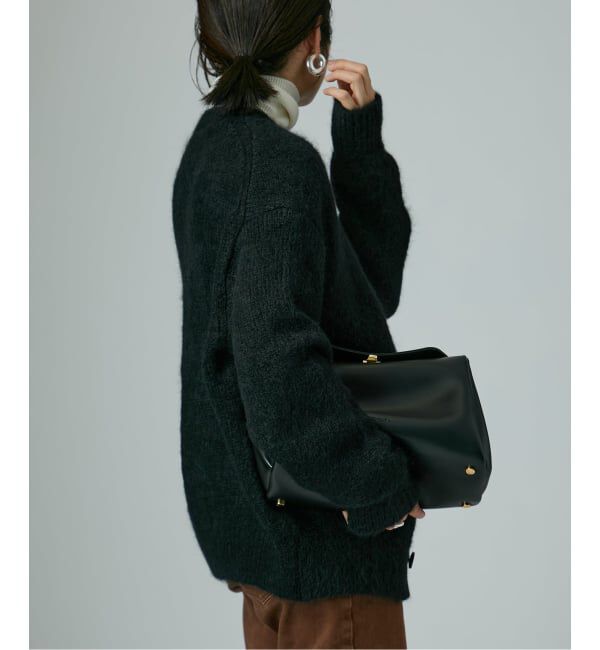 VERMEIL par iena「SLOANE スローン 3G天竺アルパカxウール Vネックカーディガン SL10W-980」|カーディガン|