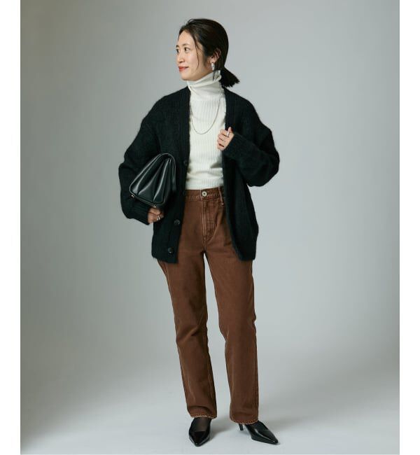 VERMEIL par iena「SLOANE スローン 3G天竺アルパカxウール Vネックカーディガン SL10W-980」|カーディガン|