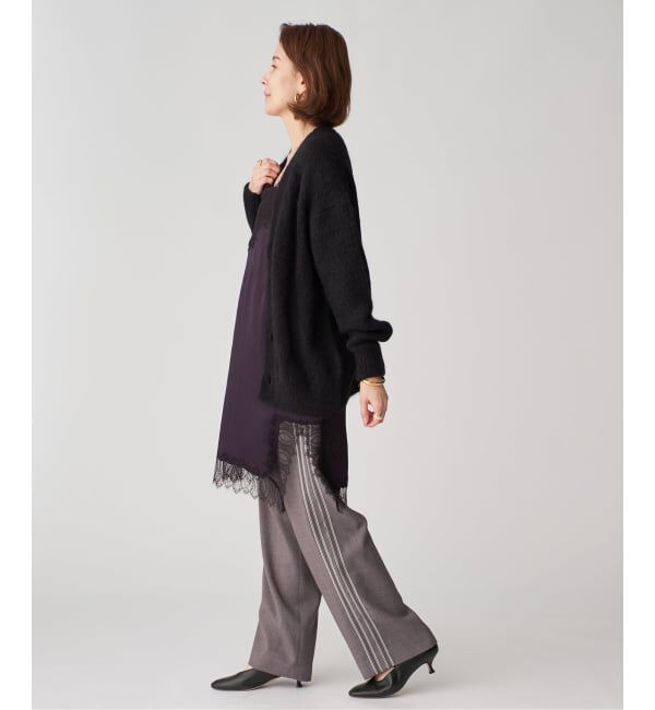 VERMEIL par iena「SLOANE スローン 3G天竺アルパカxウール Vネックカーディガン SL10W-980」|カーディガン|