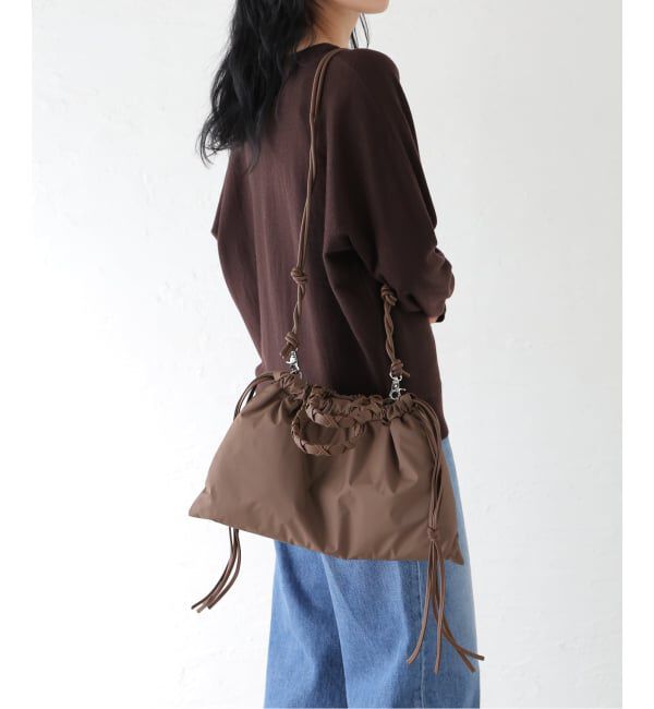 SLOBE IENA「LENK スクエアナイロンバッグ」|トートバッグ|