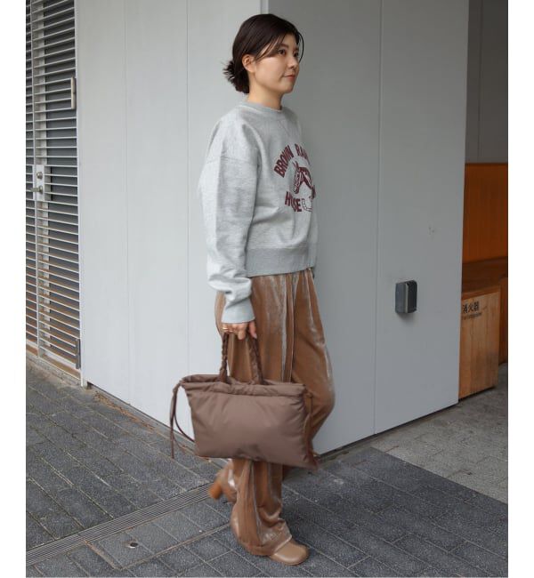 SLOBE IENA「LENK スクエアナイロンバッグ」|トートバッグ|