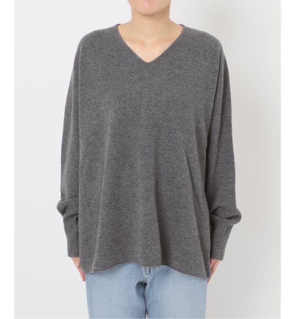 IENA「《追加3》Fineニュージーウール ニュアンス Vプルオーバー」|ニット・セーター|