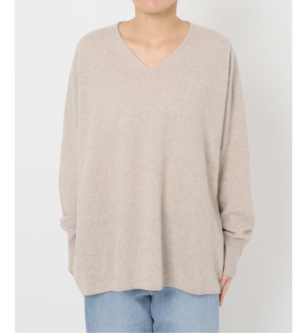 IENA「《追加3》Fineニュージーウール ニュアンス Vプルオーバー」|ニット・セーター|