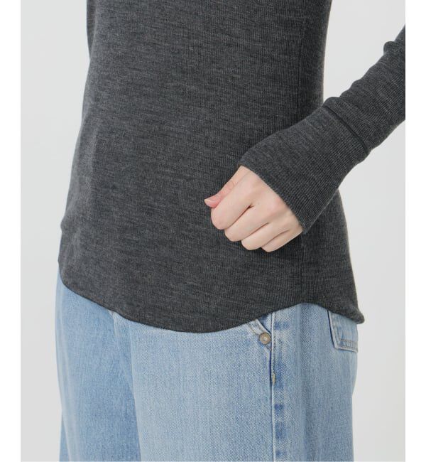 IENA LA BOUCLE「IENA LA BOUCLE ウールテレコクルーネックプルオーバー」|Tシャツ・カットソー|