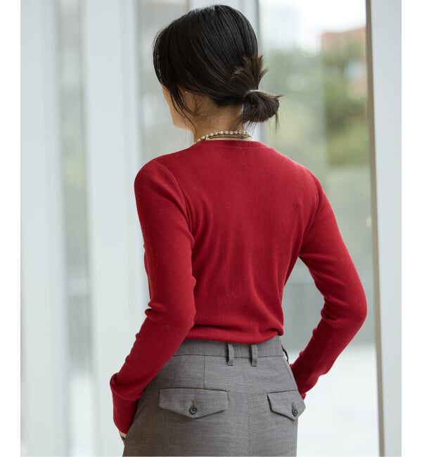 IENA LA BOUCLE「IENA LA BOUCLE ウールテレコクルーネックプルオーバー」|Tシャツ・カットソー|