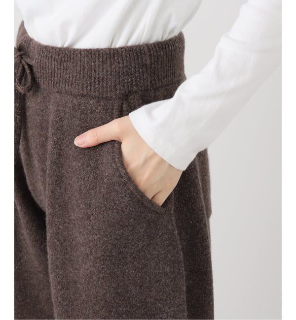 IENA LA BOUCLE「IENA LA BOUCLE アルパカラメMIXニットパンツ」|その他|