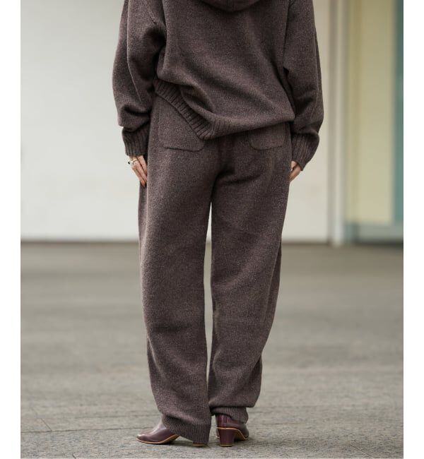 IENA LA BOUCLE「IENA LA BOUCLE アルパカラメMIXニットパンツ」|その他|