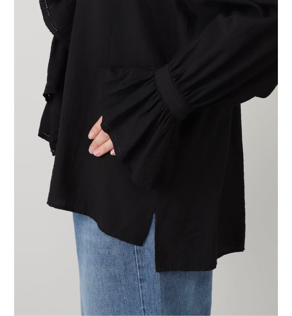 SLOBE IENA「ラッフルブラウス」|シャツ・ブラウス|