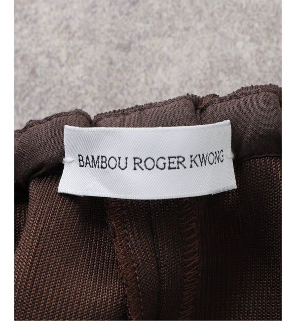 IENA LA BOUCLE「BAMBOU ROGER KWONG/バンブー ロジャー クォン Trousers BRK001-00133」|その他|
