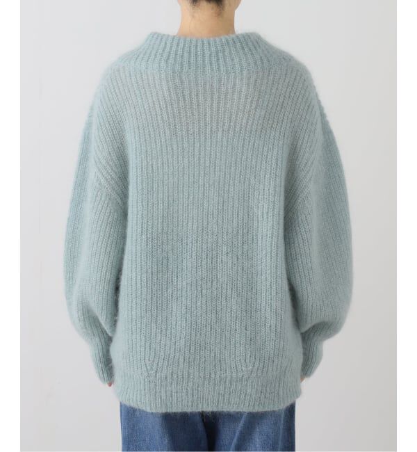 IENA「キッドモヘヤミックス 片畦プルオーバー」|ニット・セーター|