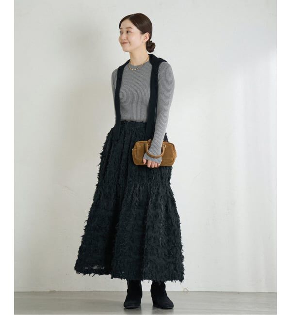 IENA「EXメリノリブ クルーネックプルオーバー」|ニット・セーター|