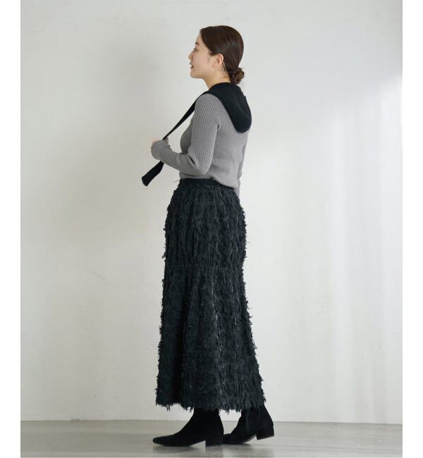 IENA「EXメリノリブ クルーネックプルオーバー」|ニット・セーター|