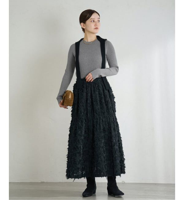 IENA「EXメリノリブ クルーネックプルオーバー」|ニット・セーター|