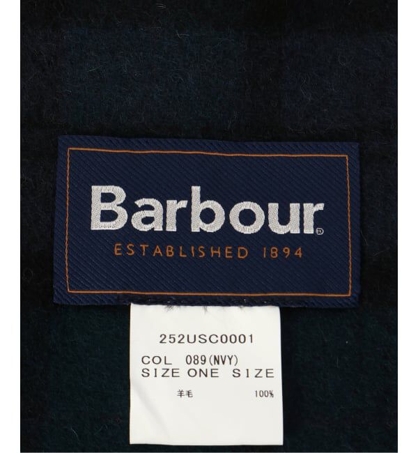 SLOBE IENA「Barbour/バブアー tartan lambswool scarf USC0001NY91」|マフラー|