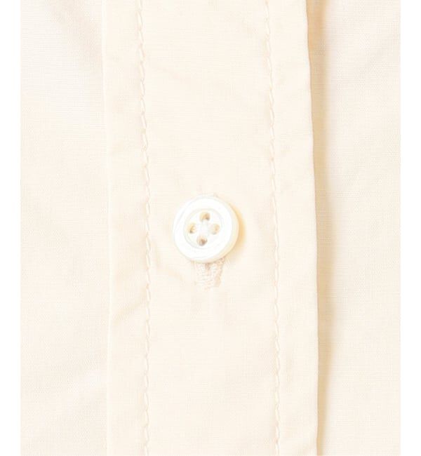 SLOBE IENA「《追加2予約》ROYAL NAVY/ロイヤルネイビー SLOBE別注 バンドカラーシャツ」|シャツ・ブラウス|