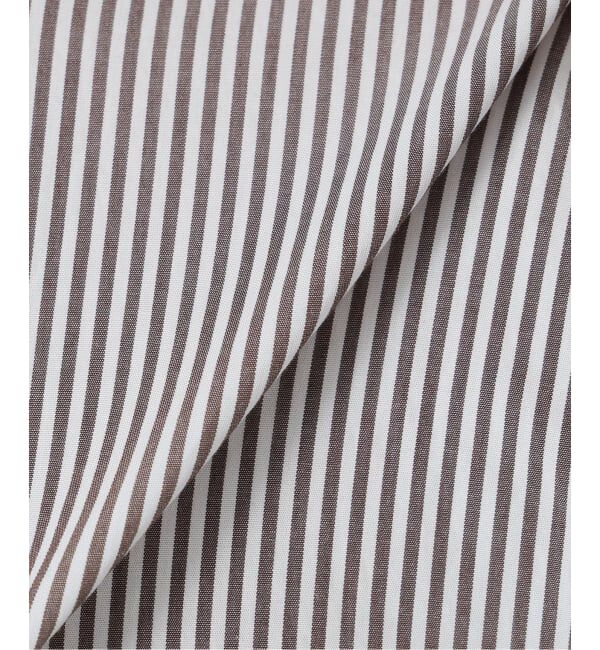 SLOBE IENA「《追加2予約》ROYAL NAVY/ロイヤルネイビー SLOBE別注 バンドカラーシャツ」|シャツ・ブラウス|