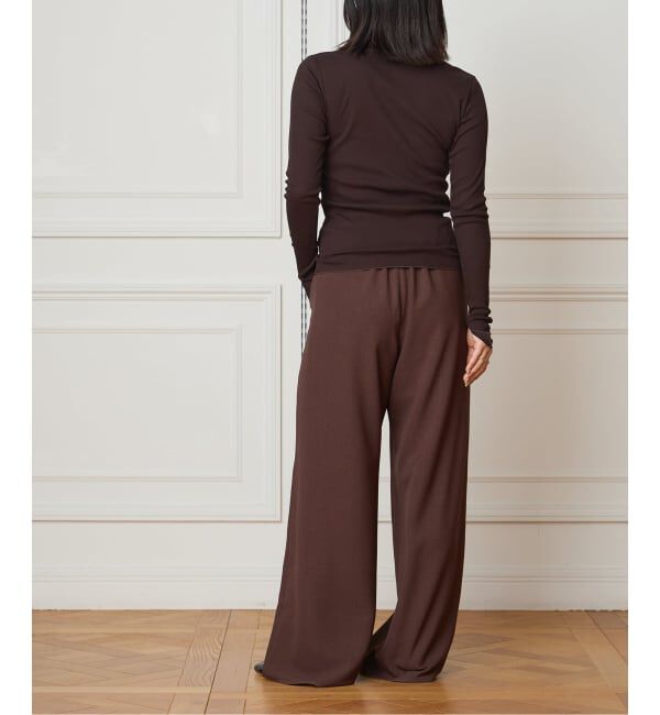 IENA LA BOUCLE「《追加予約》IENA LA BOUCLE ポリエステルトロイージーパンツ」|その他|