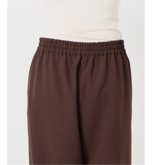 IENA LA BOUCLE「《追加予約》IENA LA BOUCLE ポリエステルトロイージーパンツ」|その他|