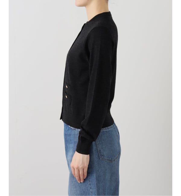 IENA「VICTORIAクルーカーディガン」|カーディガン|