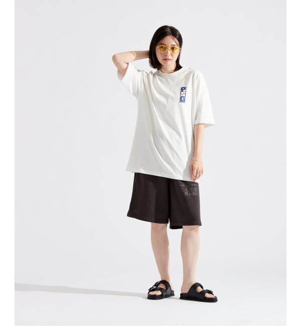 Paris Saint-Germain「【Paris Saint-Germain】バーティカル ロゴプリント Tシャツ」|Tシャツ・カットソー|