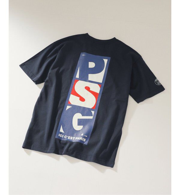 Paris Saint-Germain「【Paris Saint-Germain】バーティカル ロゴプリント Tシャツ」|Tシャツ・カットソー|