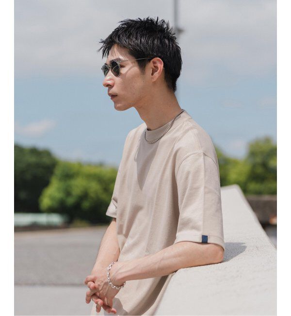 EDIFICE「LOOPWHEELER for LOWERCASE ツリテンジク ビッグTシャツ」|Tシャツ・カットソー|