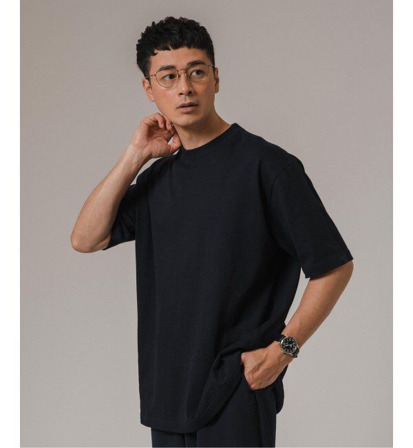 EDIFICE「LOOPWHEELER for LOWERCASE ツリテンジク ビッグTシャツ」|Tシャツ・カットソー|